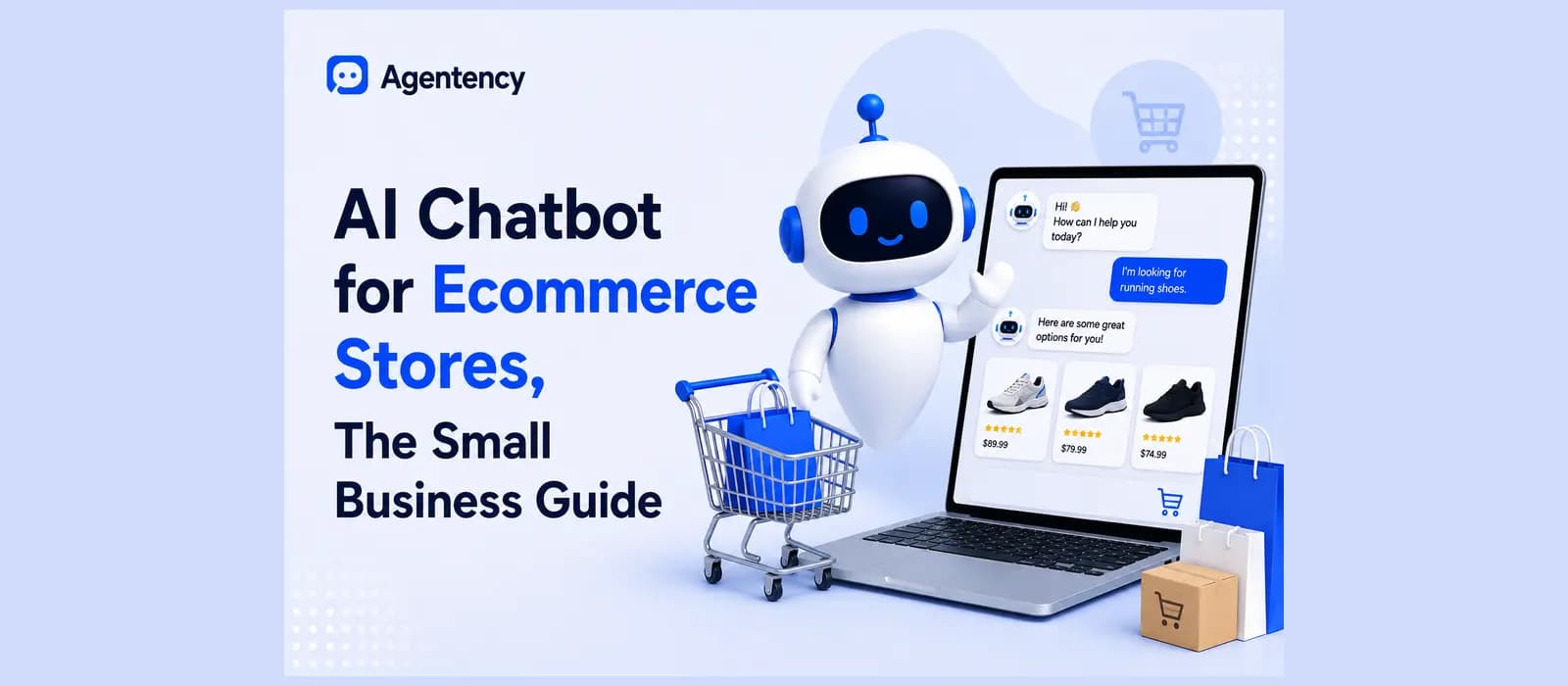 AI Chatbot for Ecommerce Stores: The Small Business Guide — illustration