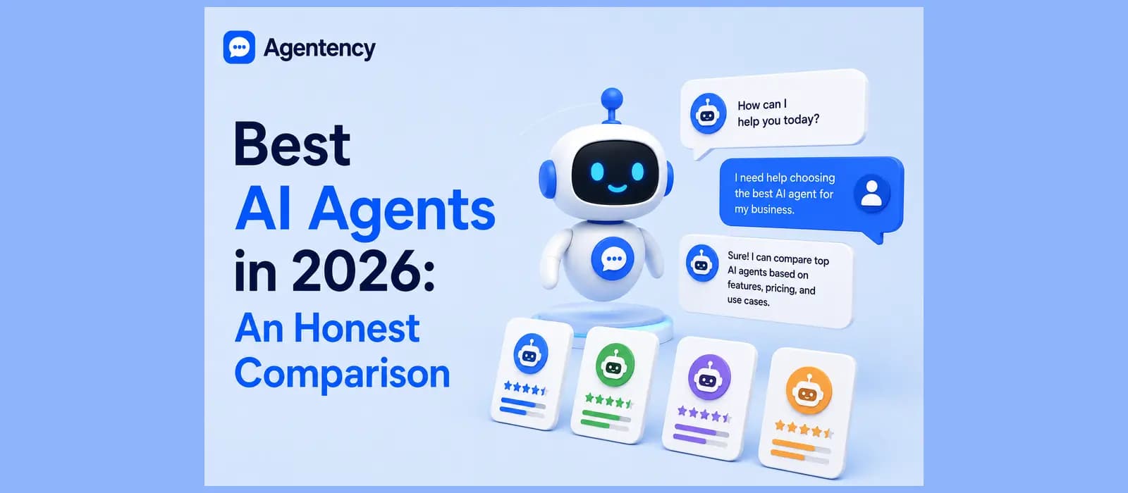Best AI Agents in 2026: An Honest Comparison — illustration