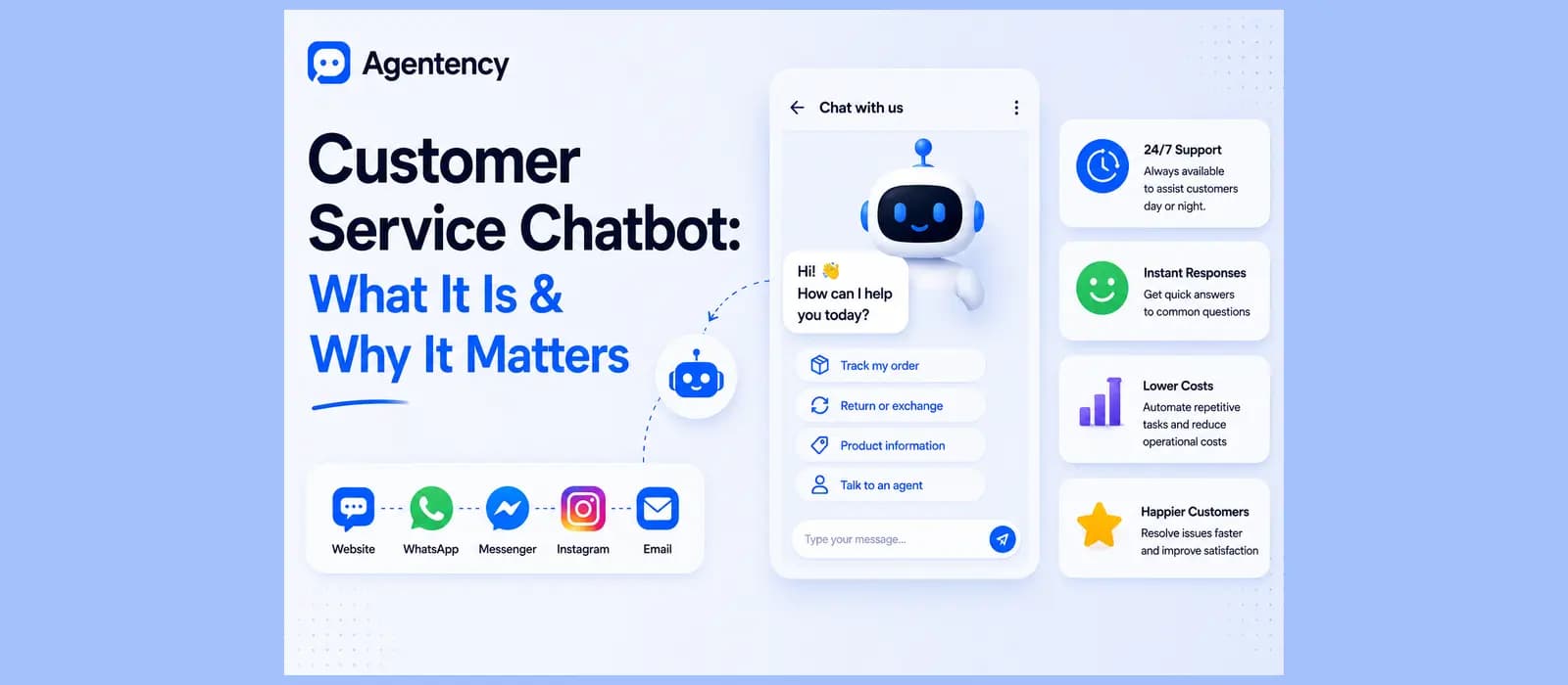 Customer Service Chatbot: What It Is and Why It Matters — illustration